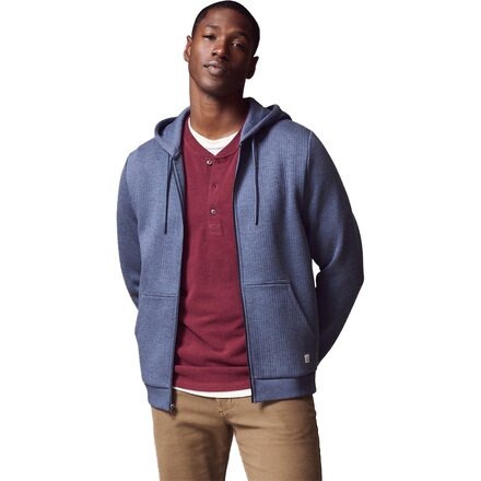 Corbet Vertical Quilted Zip Hoodie - Men's