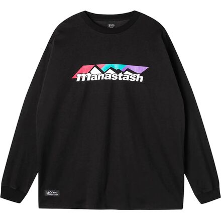 Manastash - Chillimesh Geometric Logo Long-Sleeve T-Shirt - Men's - Black