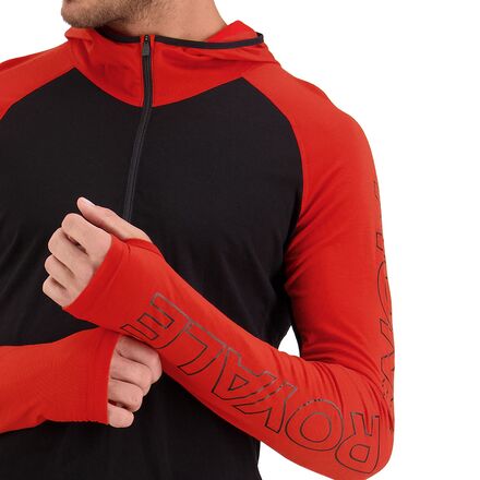 Mons Royale Temple Merino Air-Con Hood - Haut En Mérinos Homme