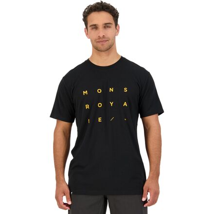 Mons Royale - Icon T-Shirt - Men's - Black/Yellow