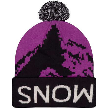 Mons Royale - Mtn Pixel Merino Pom Pom Beanie