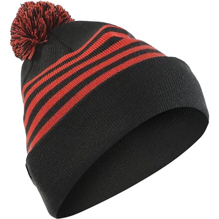 Stripe Pom-Pom Beanie