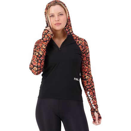 Bella Merino Long-Sleeve Hooded Top - Women's