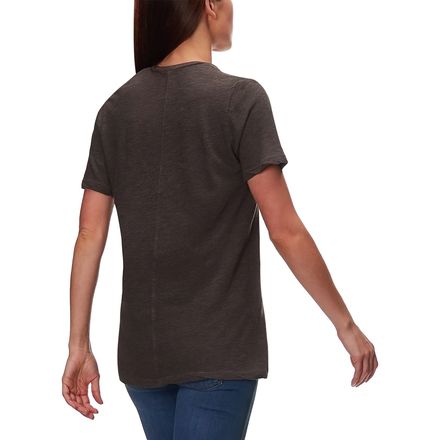 Monrow - Granite Oversized V-Neck Shirt - Women's