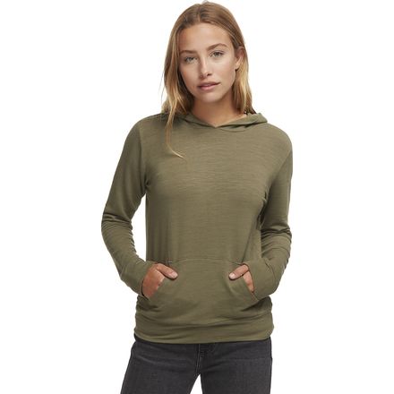 Monrow - Super Soft Kangaroo Pullover Sweatshirt - Women's