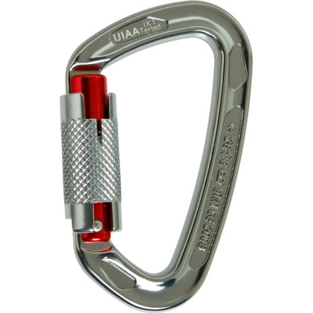 Mad Rock - Ultra Tech Twist-Lock Carabiner - Red/Silver