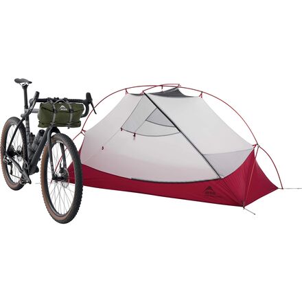 MSR - Hubba Hubba Bikepack Tent: 1-Person 3 Season - Green