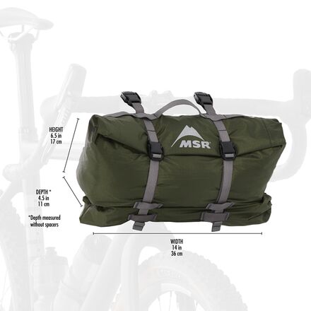 MSR - Hubba Hubba Bikepack Tent: 1-Person 3 Season
