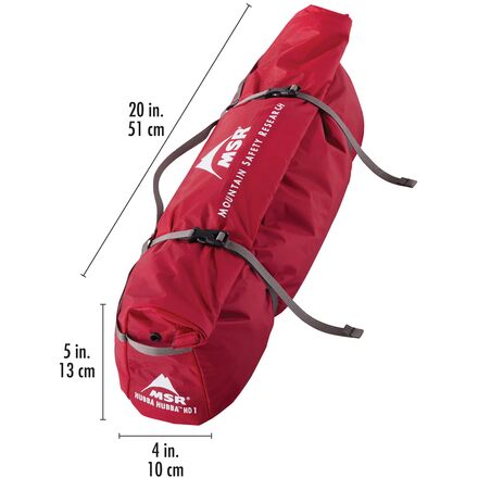 MSR - Hubba Hubba HD Tent: 1-Person 3-Season