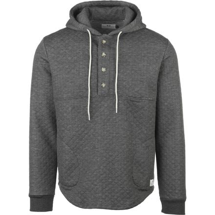 Muttonhead - Quilted Camping Hooded Fleece Pullover - Men's