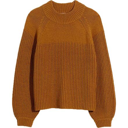 Madewell - Larger Than Life Stitch Mockneck Sweater - Women's