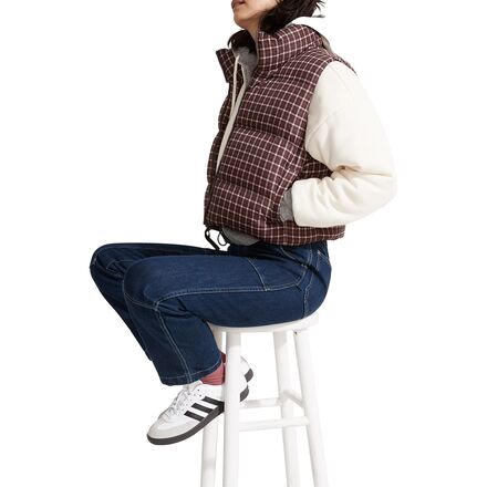 Madewell - Plaid Puffer Vest - Women's