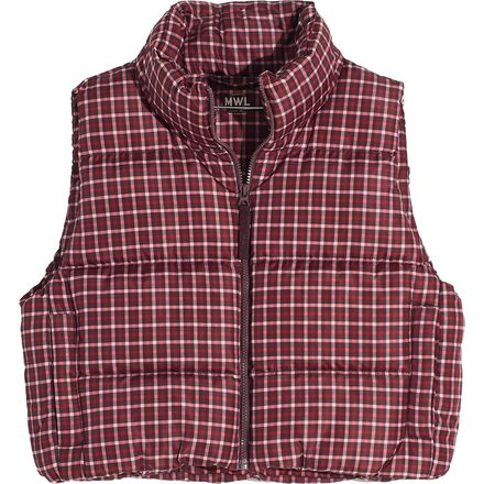 Madewell - Plaid Puffer Vest - Women's