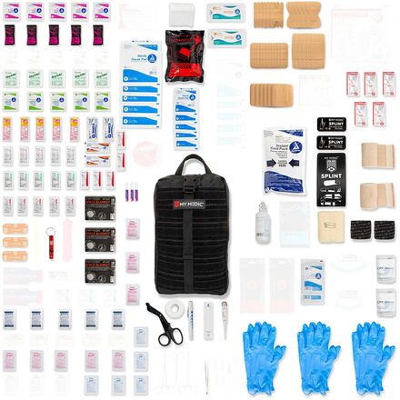 My Medic - MyFAK Large Basic First Aid Kit - Black