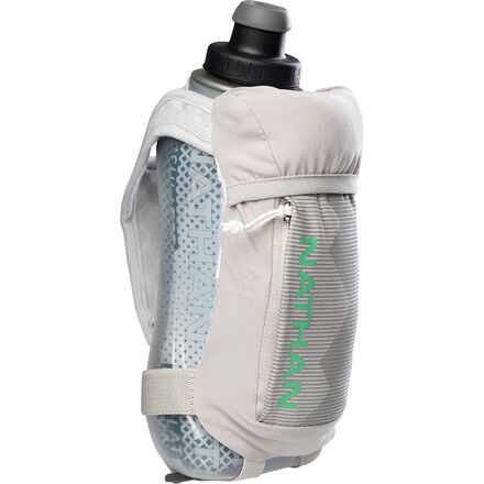 Nathan - QuickSqueeze 18oz Insulated Handheld Bottle - Vapor Grey/Mint