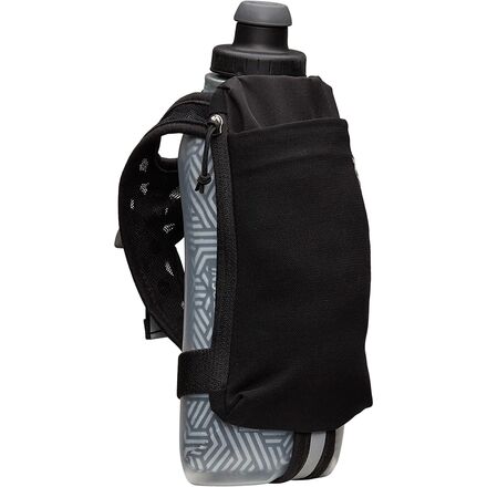 Nathan - SpeedDraw 2 18oz Ins. Flask - Black/Reflective Silver