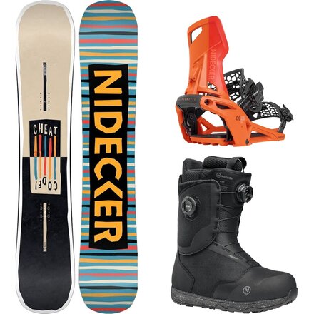 Cheat Code Snowboard + OG Supermatic Binding + Rift Boot