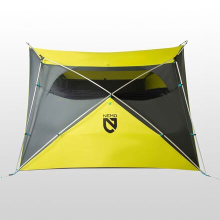 NEMO Equipment Inc. - Wagontop 4 Tent: 4-Person 3-Season - Granite Grey/Birch Leaf Green