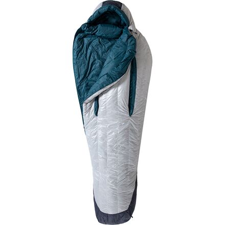 NEMO Equipment Inc. - Kayu 15 Sleeping Bag: 15F Down - Women's - Aluminum/Lagoon