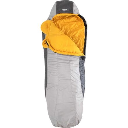 NEMO Equipment Inc. - Tempo 35 Sleeping Bag: 35F Synthetic - Paloma Gray/Mango