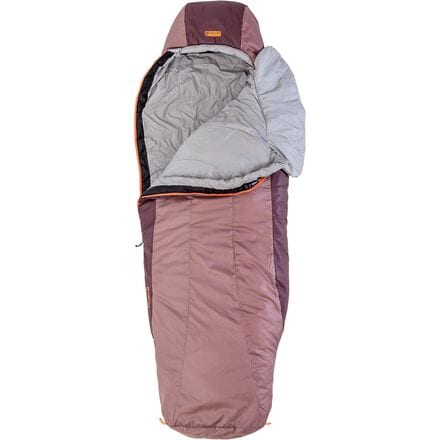 NEMO Equipment Inc. - Tempo 35 Sleeping Bag: 35F Synthetic - Women's - Twilight Mauve/Paloma Gray