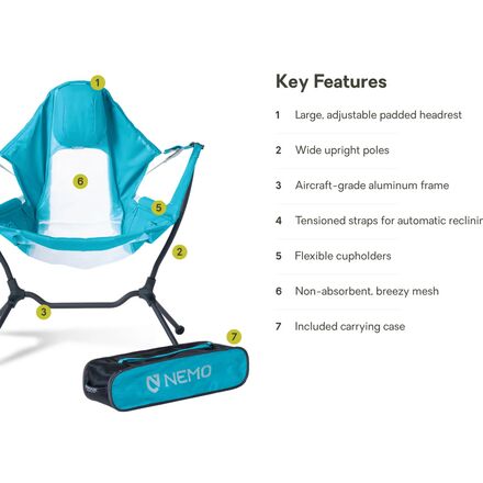 NEMO Equipment Inc. - Stargaze Reclining Camp Chair