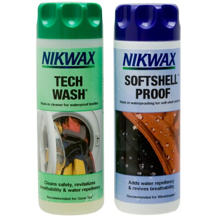 Nikwax - Tech Wash / Softshell Proof Wash-In Twin Pack