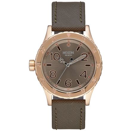 Nixon - 38-20 Leather Watch Mineral Collection - Women's