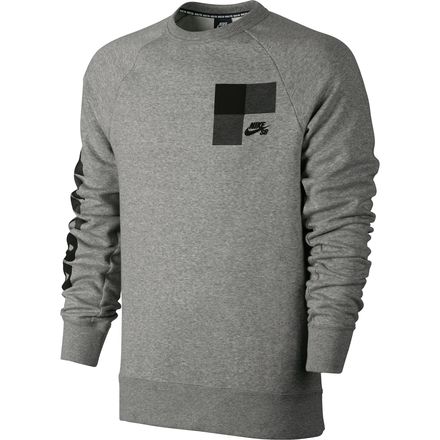 Nike - SB Icon Buffalo Plaid Fleece Crew Sweatshirt - Men's