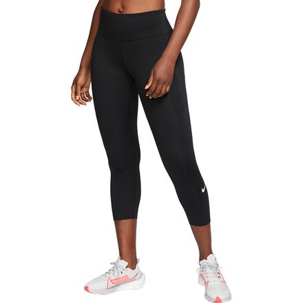 Nike - Epic LX Crop Tight - Women's - Black/Reflective Silver