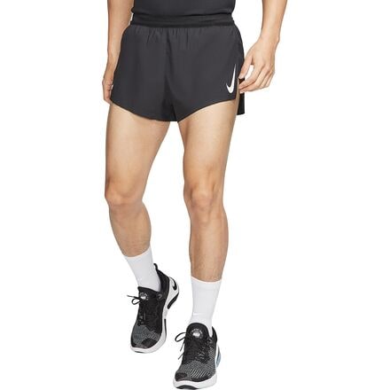 Nike - Aeroswift 2in Short - Men's - Black/White