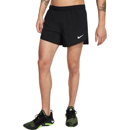 Nike - Fast 4in Short - Men's - Black/Reflective Silv