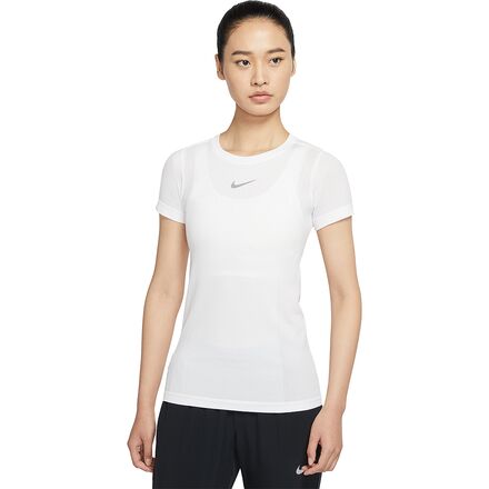 Nike - Infinite Short-Sleeve Top - Women's - White/Reflective Silver