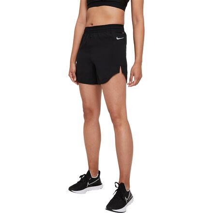 Nike - Tempo Luxe 5in Short - Women's - Black/Black/Reflective Silver