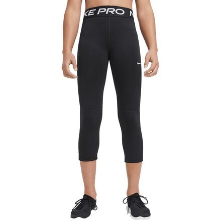 Nike - Pro Capri Pant - Girls' - Black/White