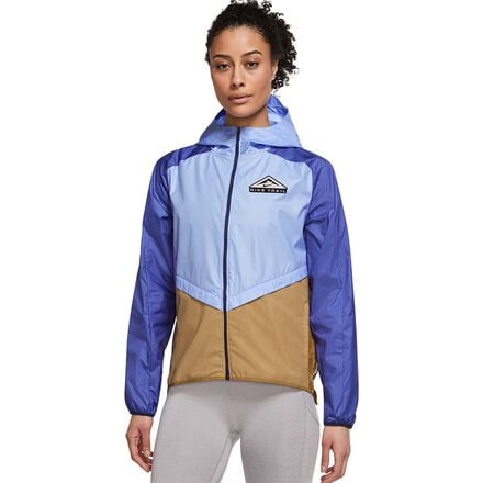 Nike - Windrunner Trail Jacket - Women's - Aluminum/Lapis/Midnight Navy/Black