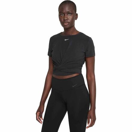 Nike - Dri-FIT One Luxe Twist Wrap Short-Sleeve Top - Women's