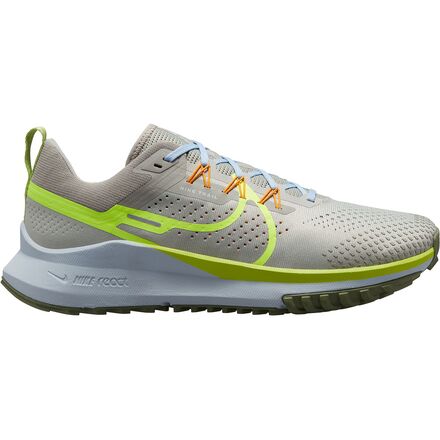 Nike - React Pegasus Trail 4 Trail Running Shoe - Men's - Light Iron Ore/Volt/Cobblestone
