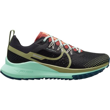 Nike - React Pegasus Trail 4 Trail Running Shoe - Women's - Black/Alligator/Canyon Rust/Mint Foam