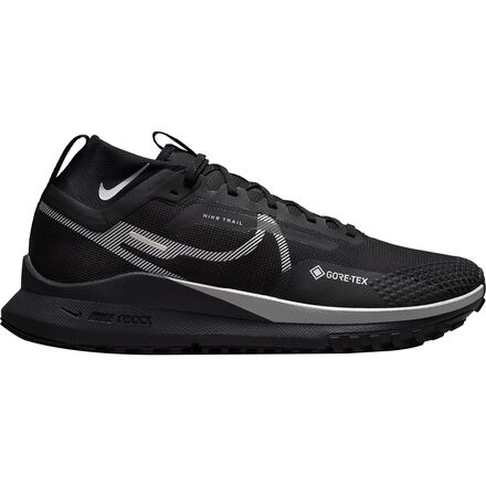 Nike - React Pegasus Trail 4 GORE-TEX Running Shoe - Men's - Black/Wolf Grey/Reflect Silver