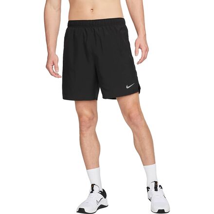 Nike - Dri-Fit 7in Challenger Short - Men's - Black/Black/Black/Reflective Silv