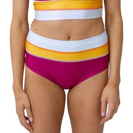 Nani Swimwear - Colorblock Bikini Bottom - Women's - Berry