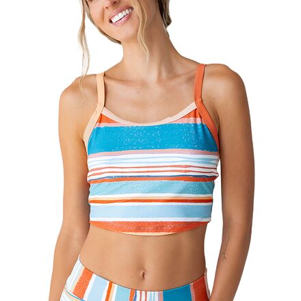 Scoop Neck Crop Bikini Top - Women's