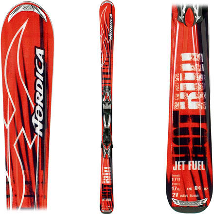 Nordica - Hot Rod Jet Fuel XBS Ski w/ Marker N 3-12 Ti XB Binding 