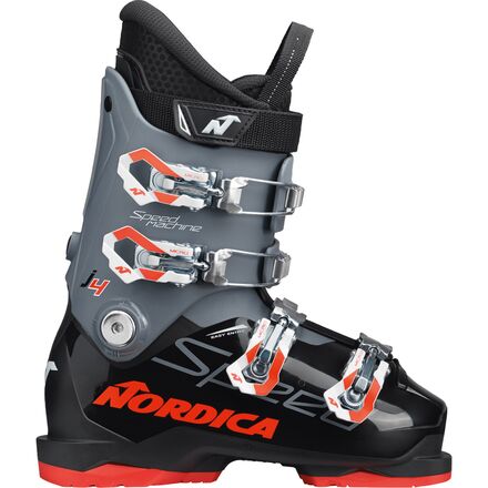 Nordica - Speedmachine J4 Ski Boot - 2023 - Kids' - Black/Anthracite/Red