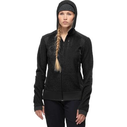 Norrona - Falketind Alpha120 Zip Hooded Jacket - Women's - Caviar