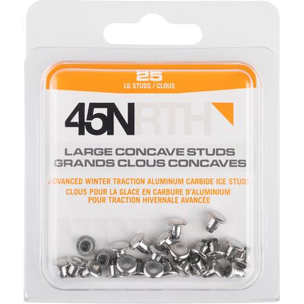 45NRTH - Concave Studs 25 Pack