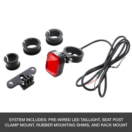 NiteRider - Emax+ 150 Taillight  (w-cable to E-bike battery)