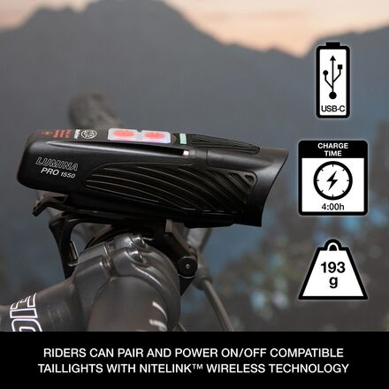 NiteRider - Lumina Pro 1550 w/ NiteLink Headlight