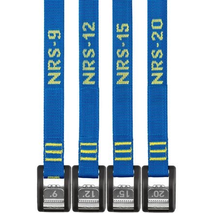 NRS - 1in Heavy-Duty Buckle Bumper Straps - Iconic Blue
